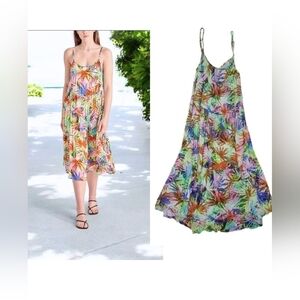 Steve Madden Joann Dress Golden Palm Size XS